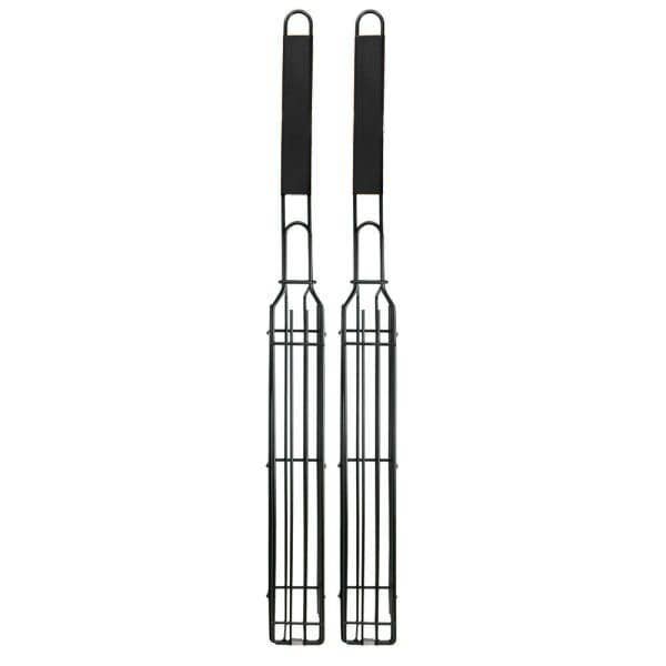 Outset Non-Stick Kabob Grill Basket, Set 4,19.5" x 2" x 1.5"