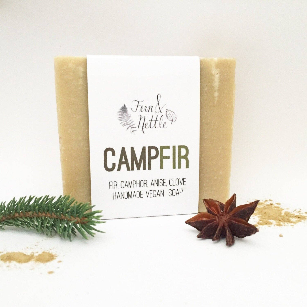 CampFir: Fir+Camphor+Anise+Clove Vegan Soap