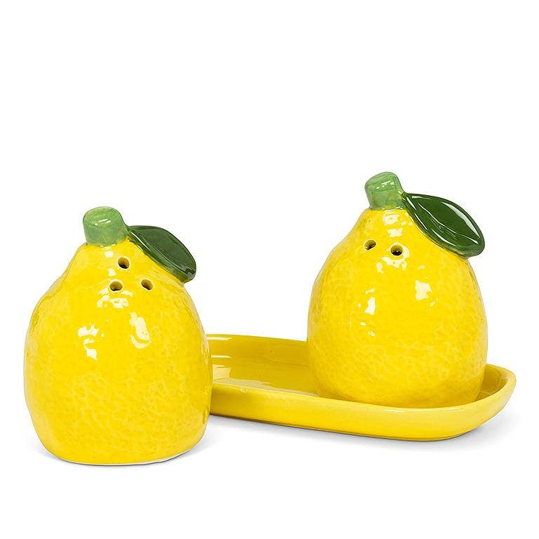 Lemon S&P on Tray-5.5"L-1752