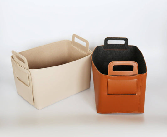 Felt-lined Storage Basket, Gift Box