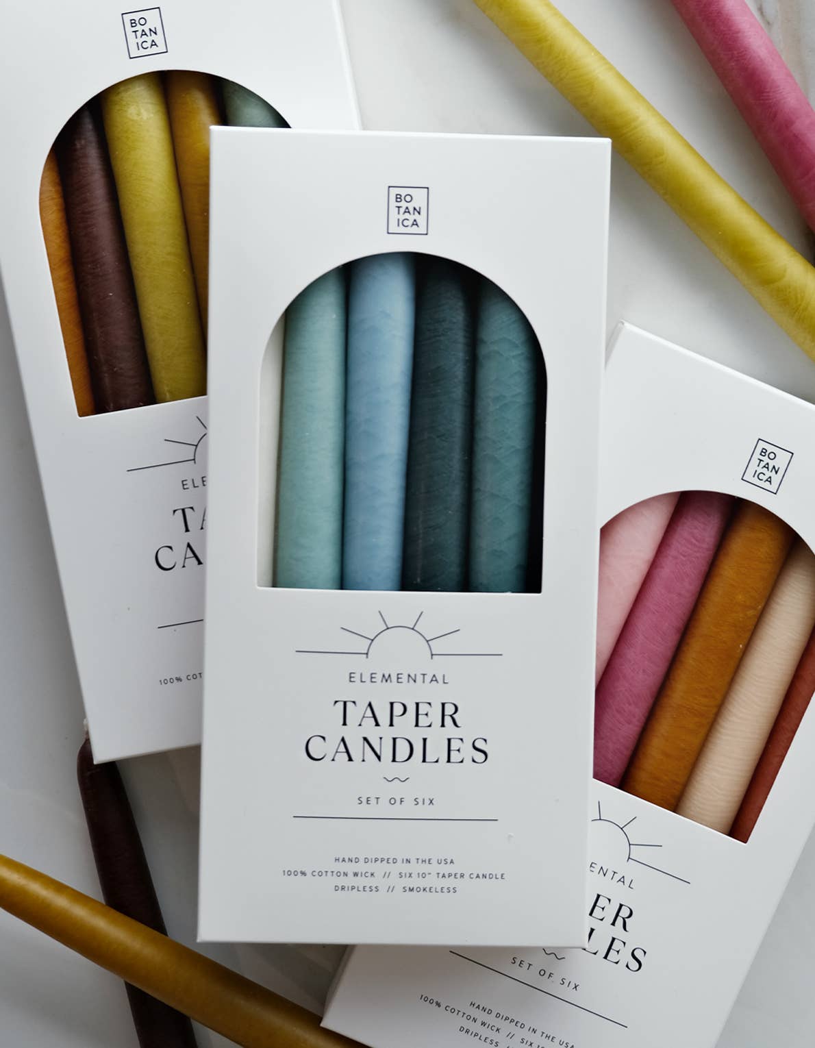 Taper Candle Collection, Set of 6 | EARTH