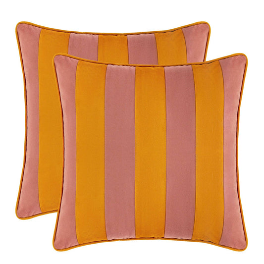 Tamarindo Pillow Covers (2-Pack) - Pink/Honey