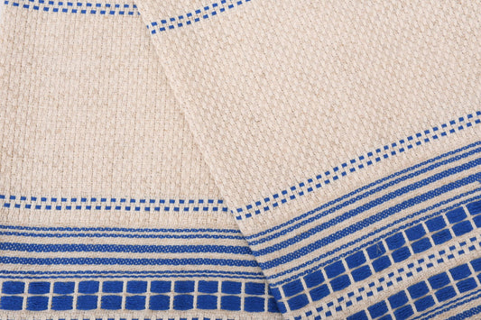 Turkish Hand Towels: Set of 2 (Blue loom)