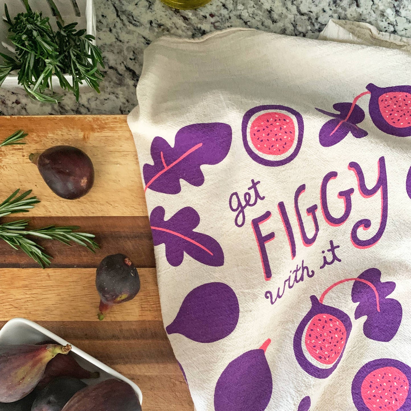 ROSEMARY & FIG (Rosemary, Fig) - Tea Towel Set of 2