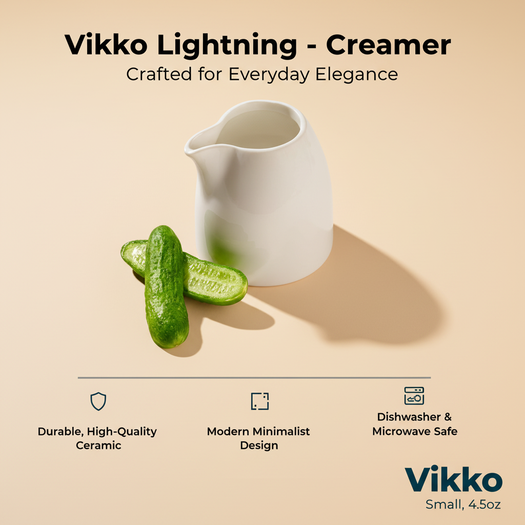 Vikko Lightning - Creamer, Small, 4.5oz