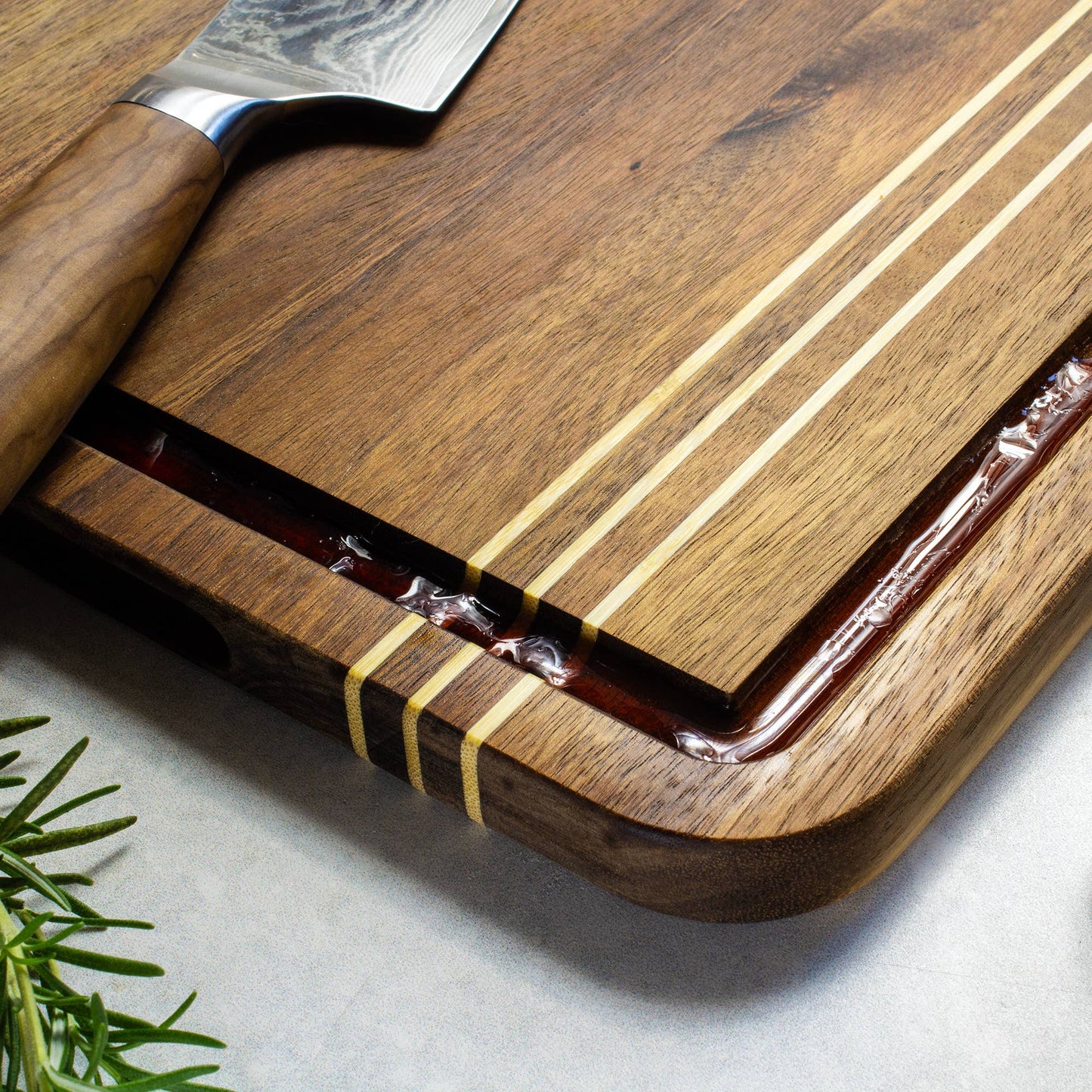 Rock & Branch® Acacia Wood Cutting Board with Juice Groove