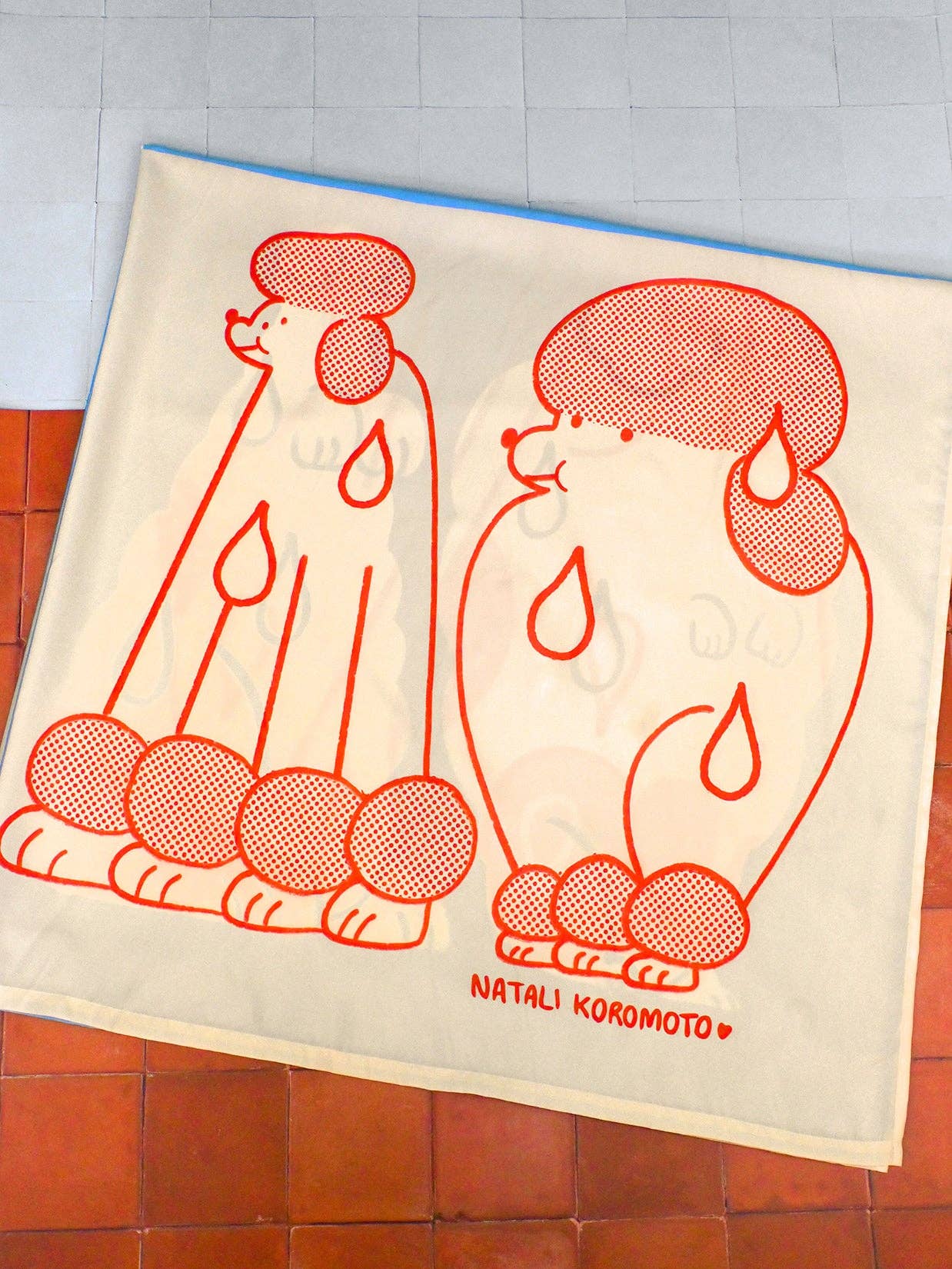 Wet Dogs Shower Curtain