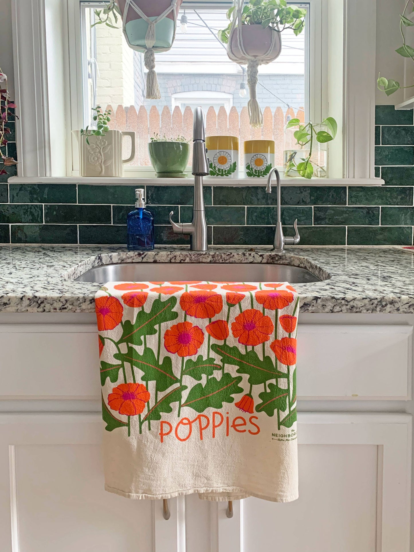 Poppy - Tea Towel + Sponge Cloth Set