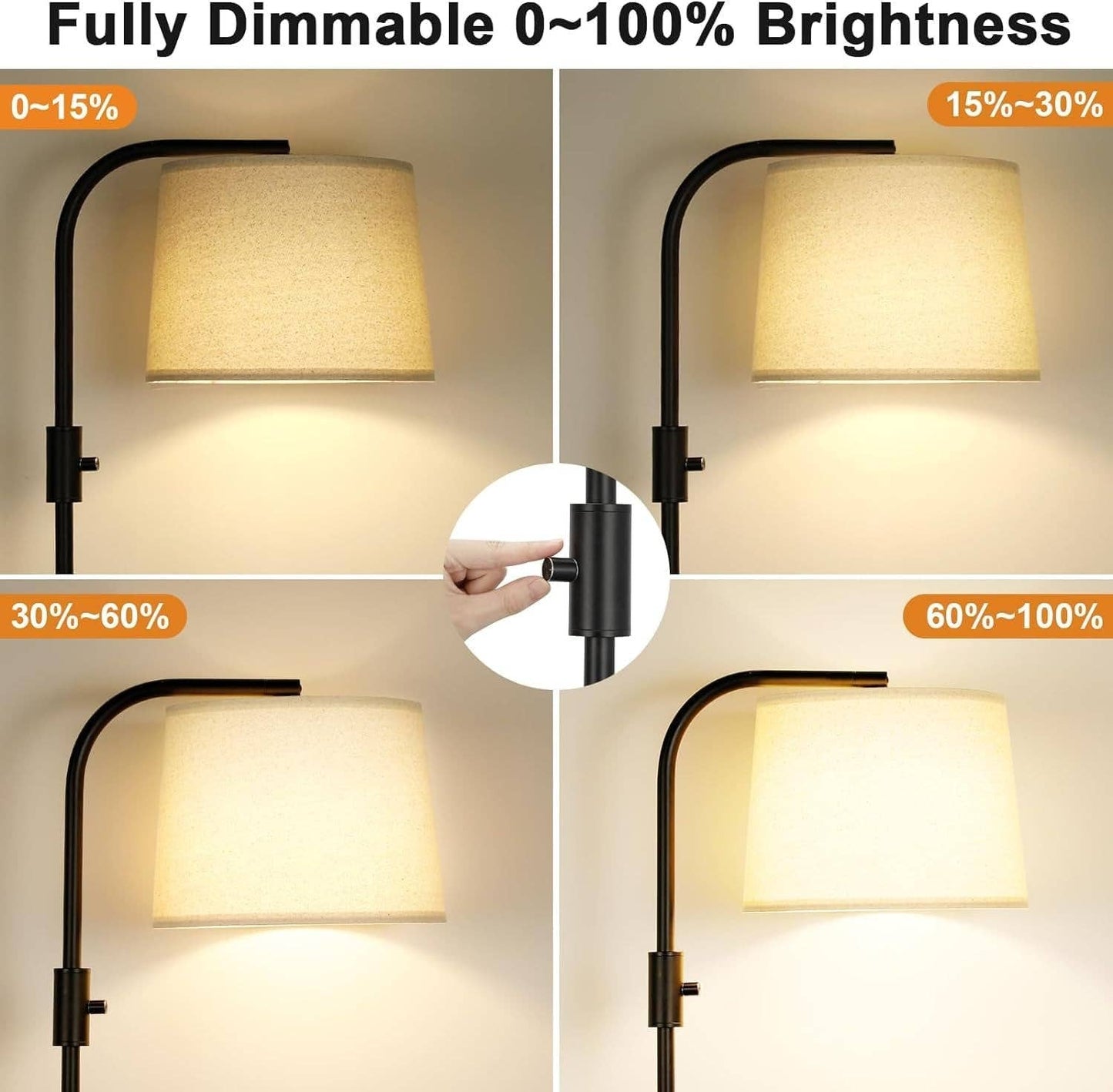 Fully Dimmable LED Floor Lamp Industrial Grade Durable