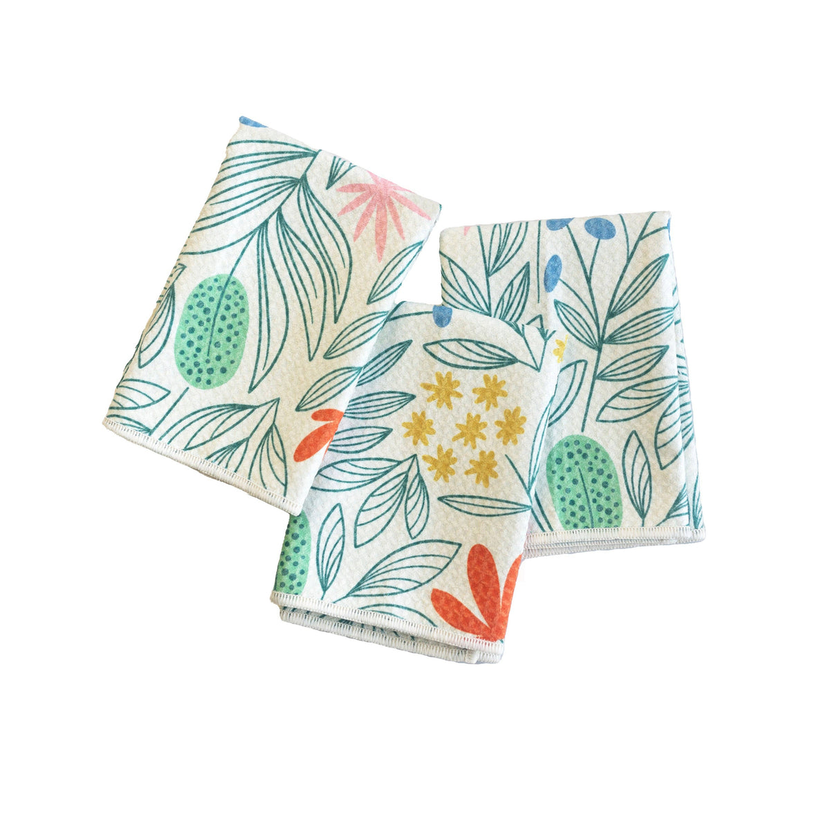 Mighty Mini Reversible Towels – New Bloom, Set of 3