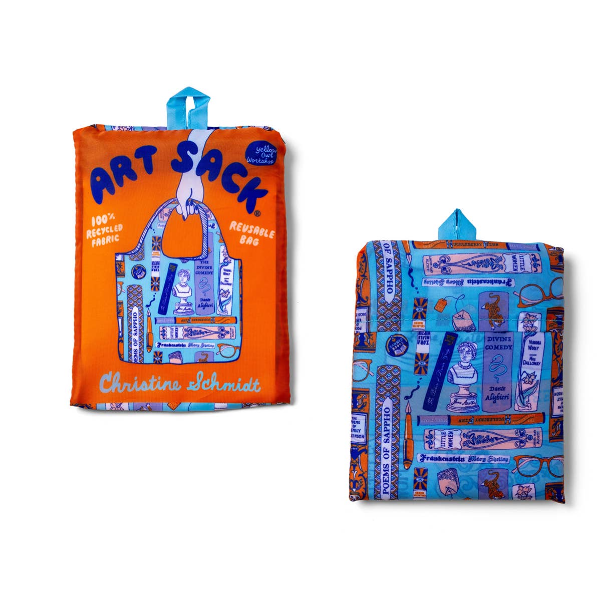 Bookbag Art Sack® - Eco-Friendly Reusable Book Lovers Tote