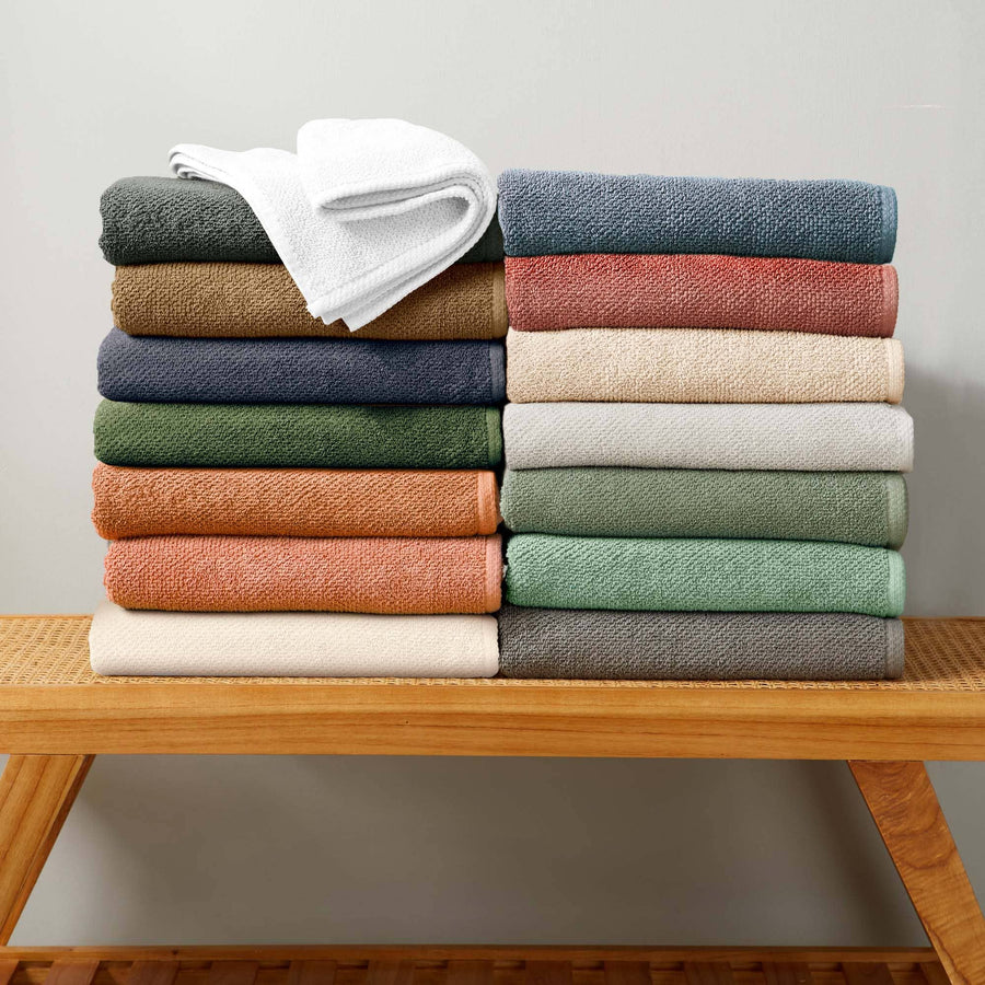 Cotton Textured Bath Towel Set – Acacia Collection