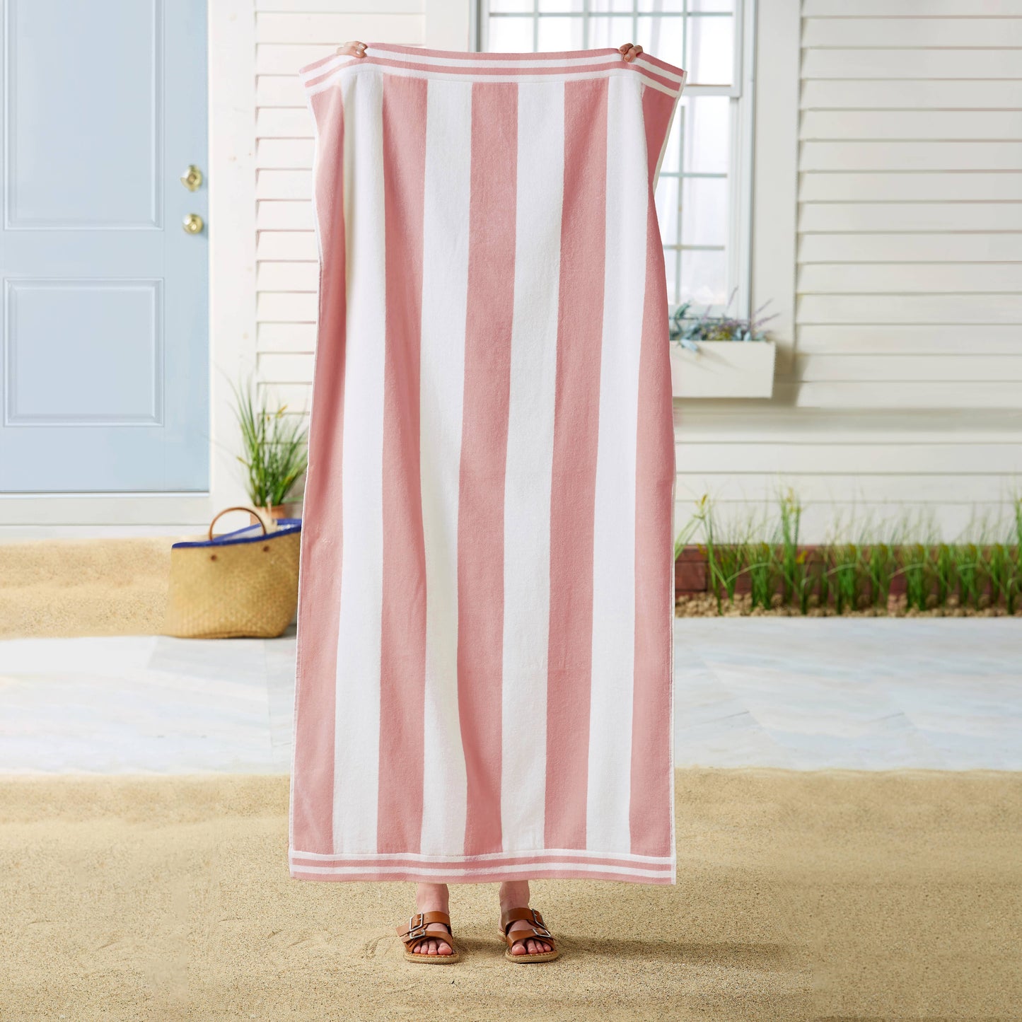 Oversized Cabana Beach Towels - 4pk - 100% Cotton