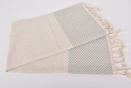 Turkish Hand Towels: Set of 2 (Black Dots)