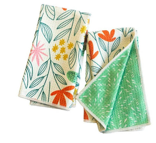 New Bloom Reversible Biggie Towels – Set of 2