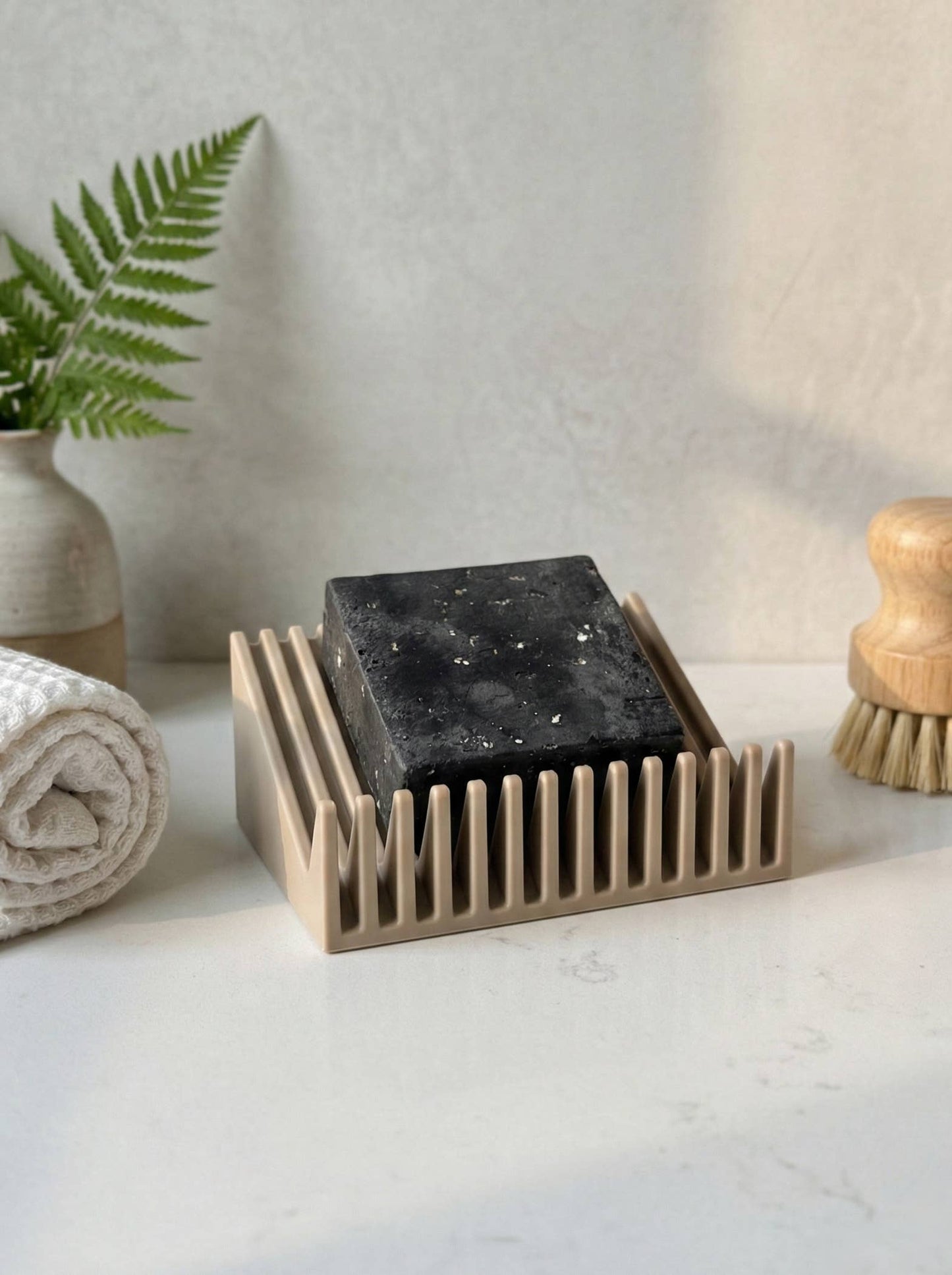 Self-Draining Soap Dish