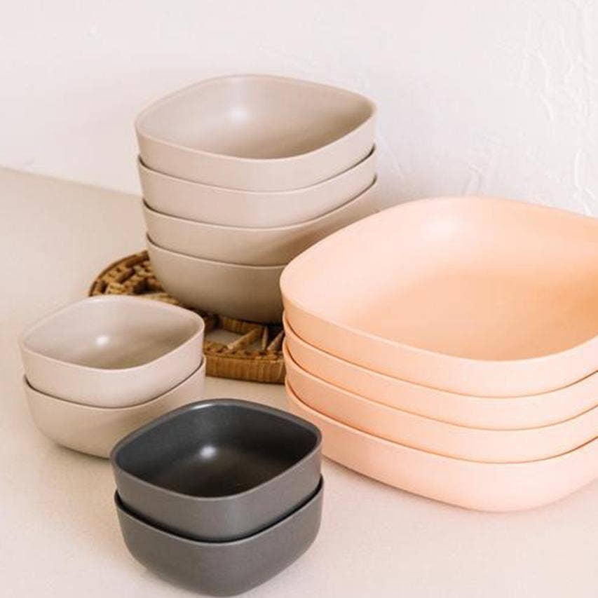 Set of 4: Gusto Cereal Bowl - Stone