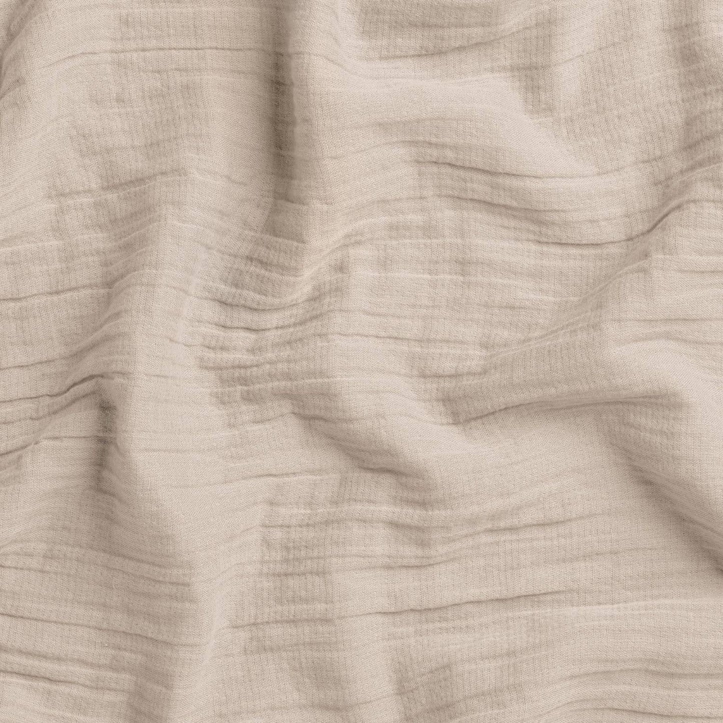 Calm Crinkled Comfort 4-Piece Cotton Sheet Set (Fog Gray)
