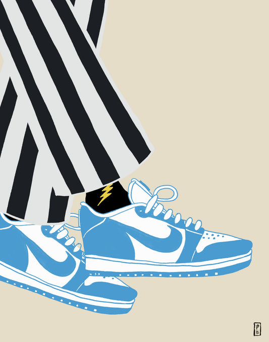 "Blue Nike Air", Giclée Fine Art Print