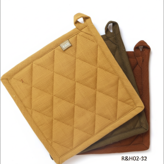 Pot Holder / Trivet  - Muse - Mustard Yellow