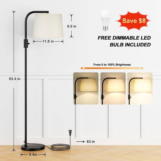 Fully Dimmable LED Floor Lamp Industrial Grade Durable