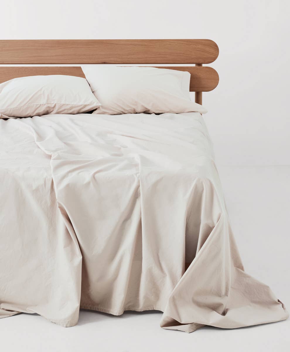 Pact Home Organic Cool-Air Percale Sheet Set