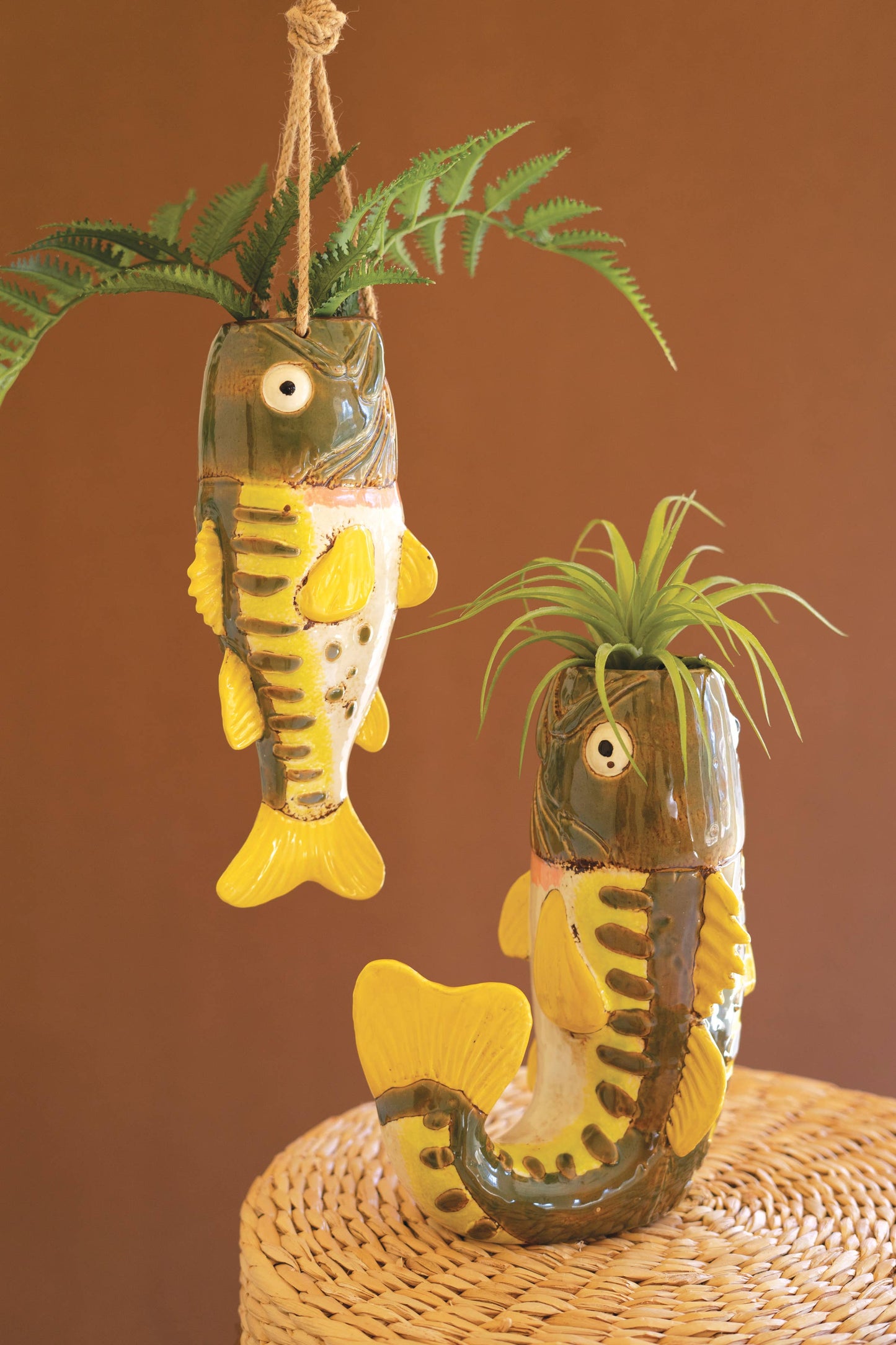 Tabletop Largemouth Bass Vase