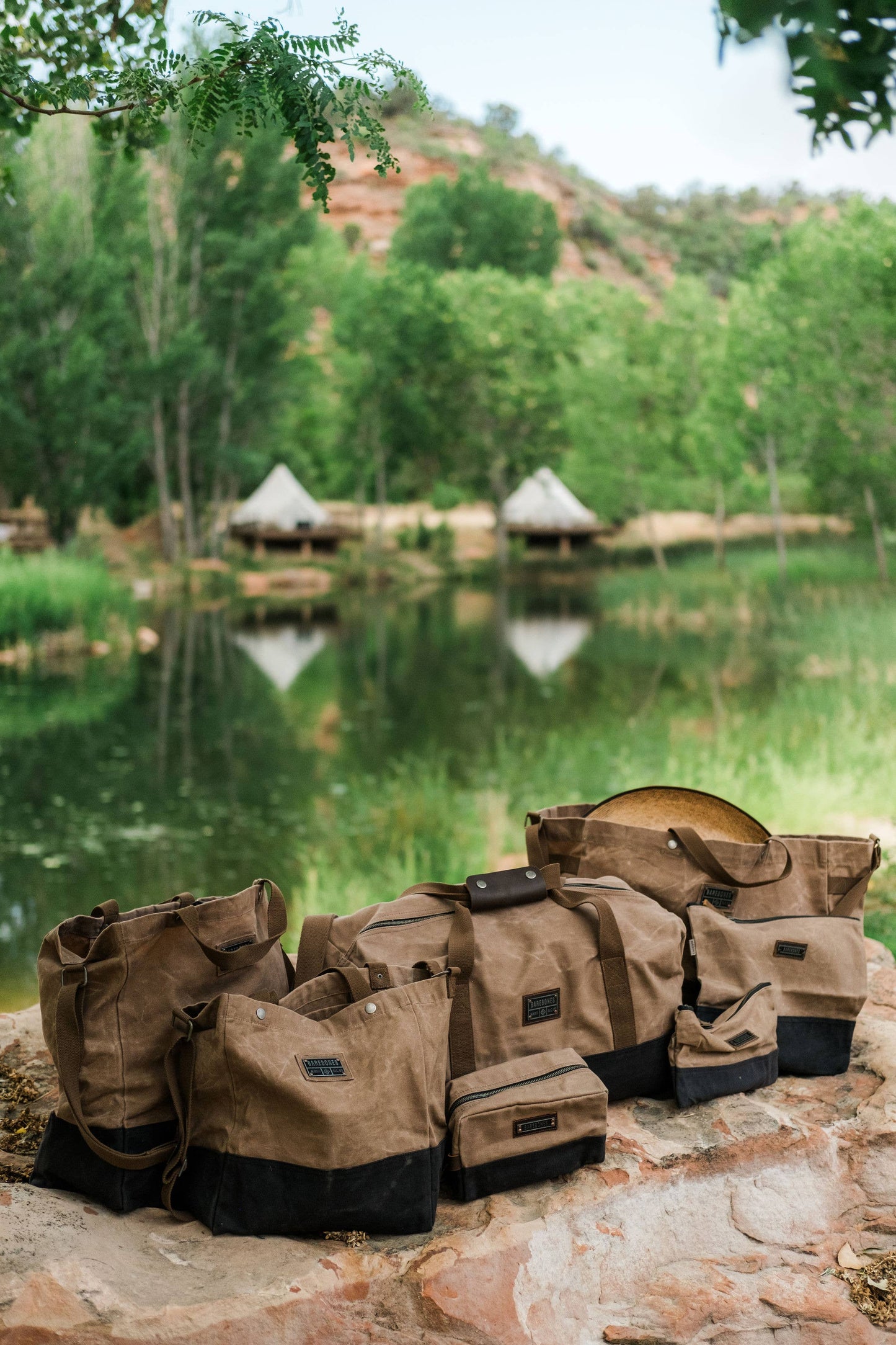 Neelum 40L Giant Tote- Waxed Canvas Bag