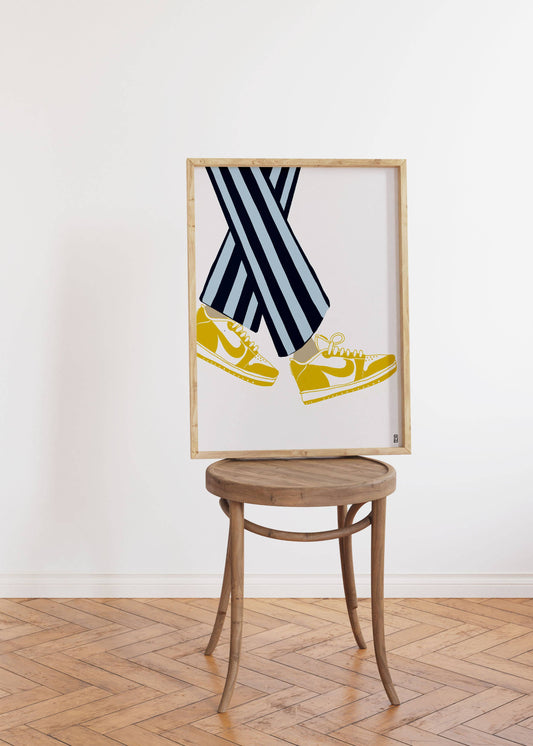 "Yellow Nike Air", Giclée Fine Art Print