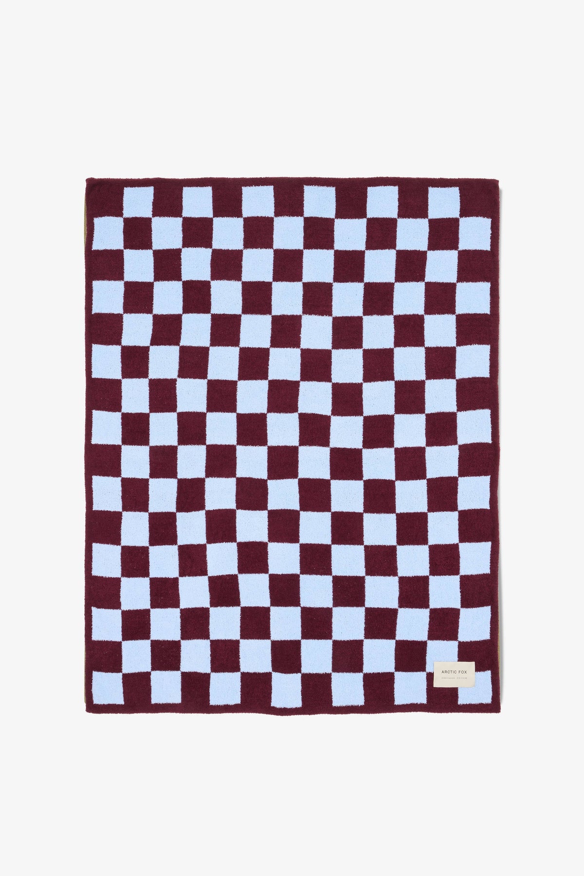 The Teddy Throw - 100% Recycled - Blue Check - FW26