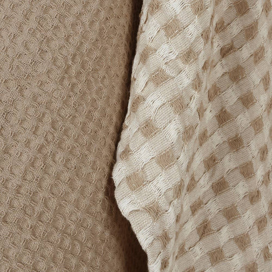 Waffle Tea Towel Set/2 - Taupe