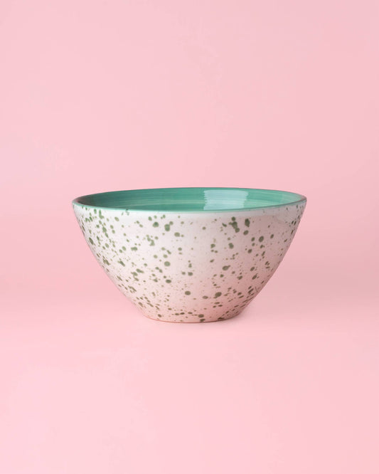 Artisanal Ceramic Serving Bowl 1.5L - 21cm - Green Jade