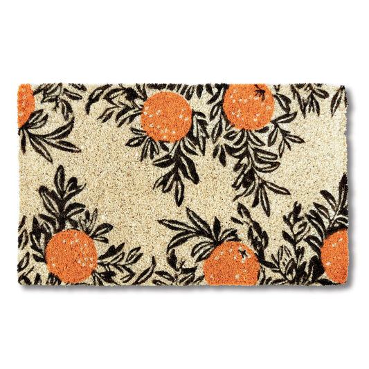 Citrus Grove Handwoven Coconut Fiber Doormat