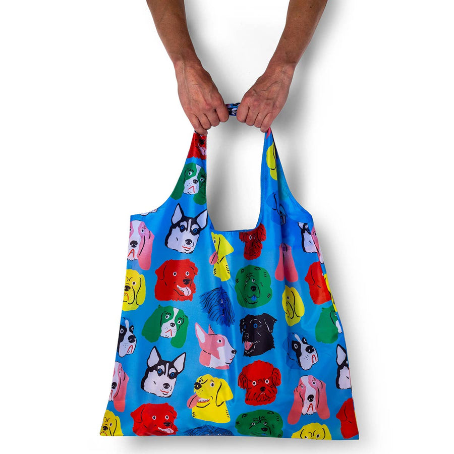 Dogs Art Sack® Reusable Tote Bag by Kristina Micotti