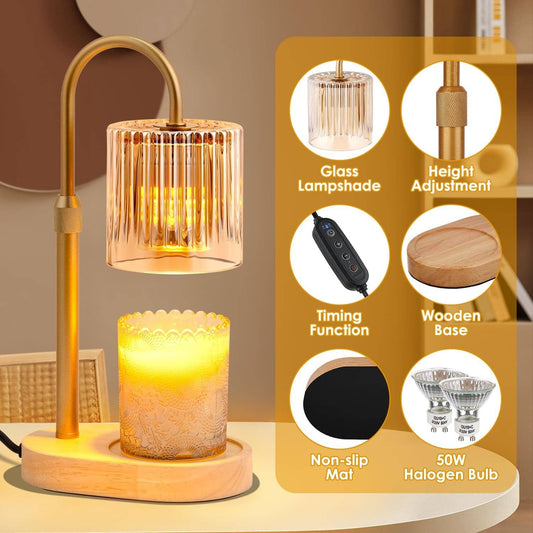 Candle Warmer Lamp FlameFree With Programmable Timer