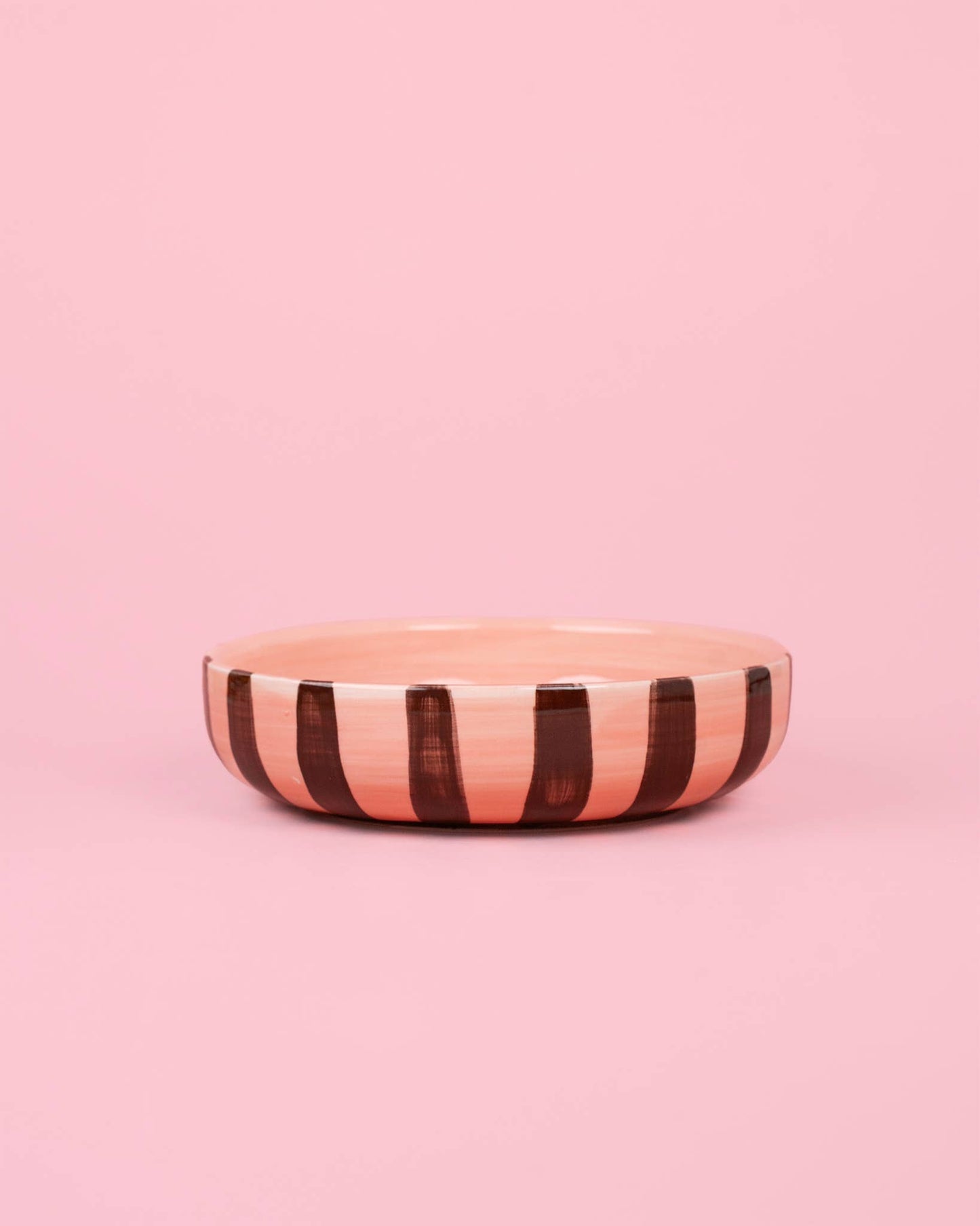 Large Pottery Grater Plate – Includes Gift Spoon / CHOCOLATE