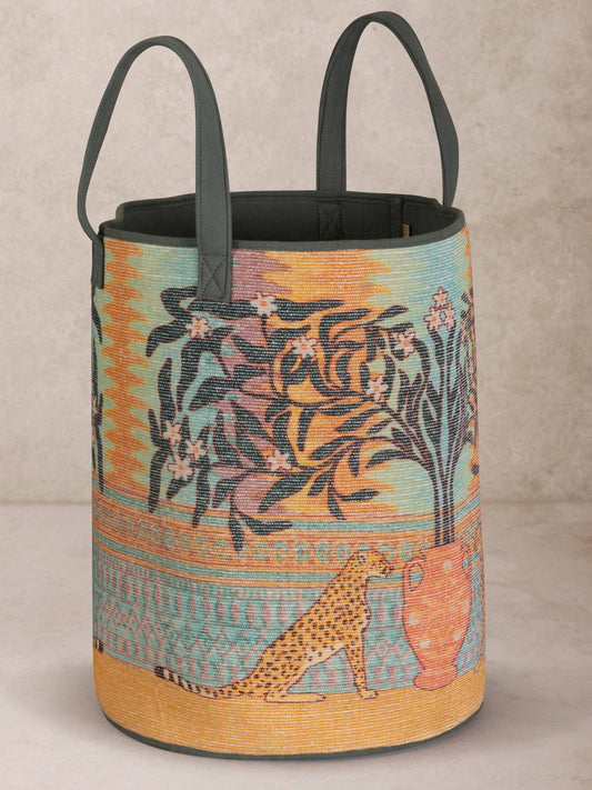Zaria Floral Canvas Basket