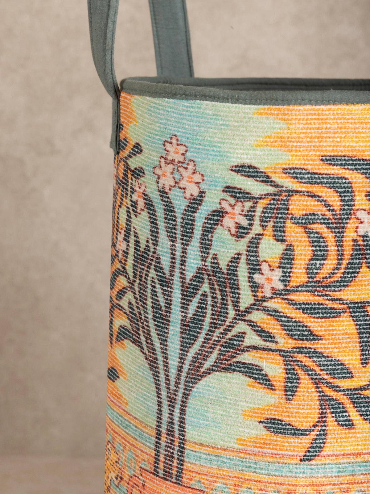 Zaria Floral Canvas Basket