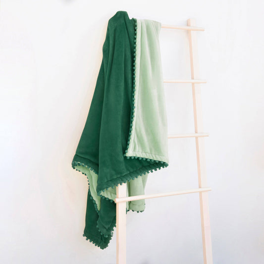 Bromelia Blanket (Dark Green/Sage)