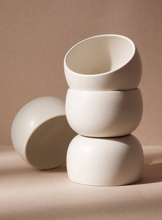 Set of 4: Stoneware Soup Bowl