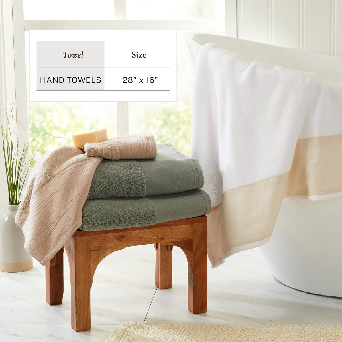 Priya Collection – 100% Cotton Bath Towel Set
