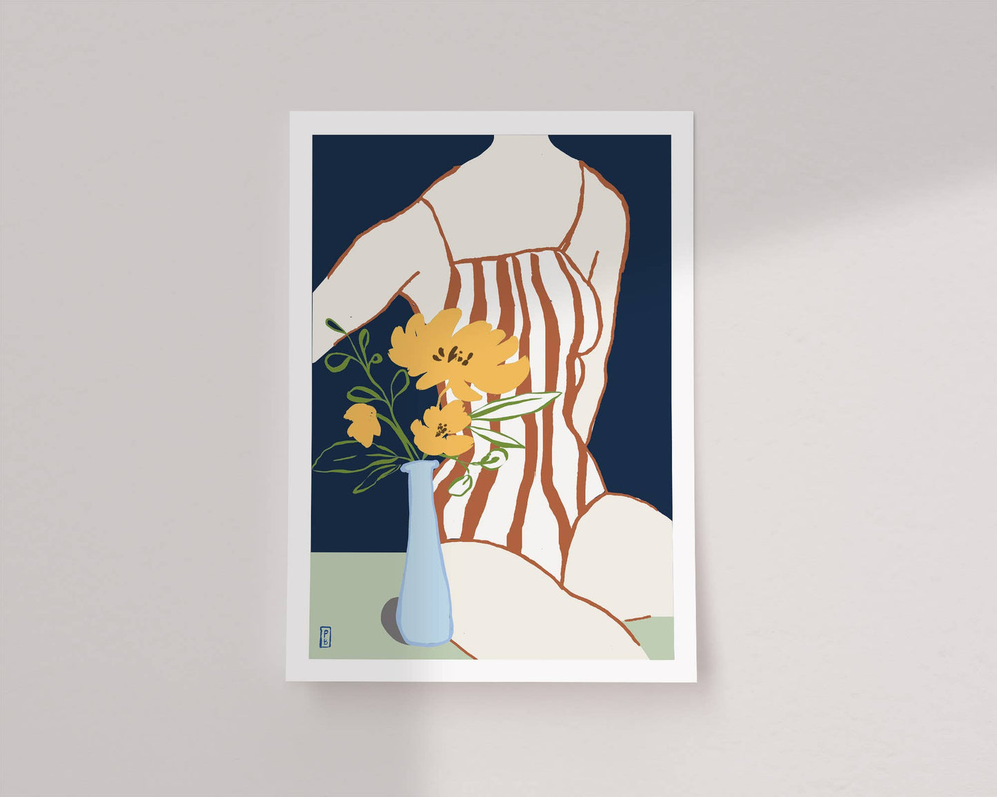 "Yellow Flowers", Giclée Fine Art Print