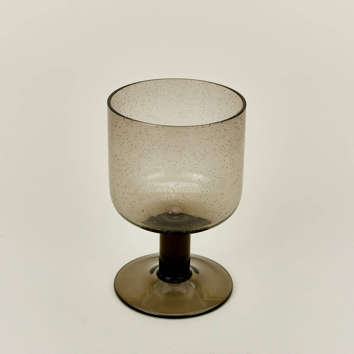Simple Seeded Stemmed Glassware- Set of 4