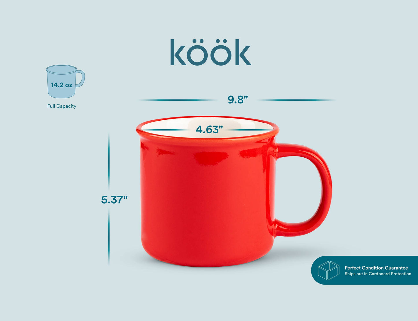 Camper Mugs, 14oz- Set of 2