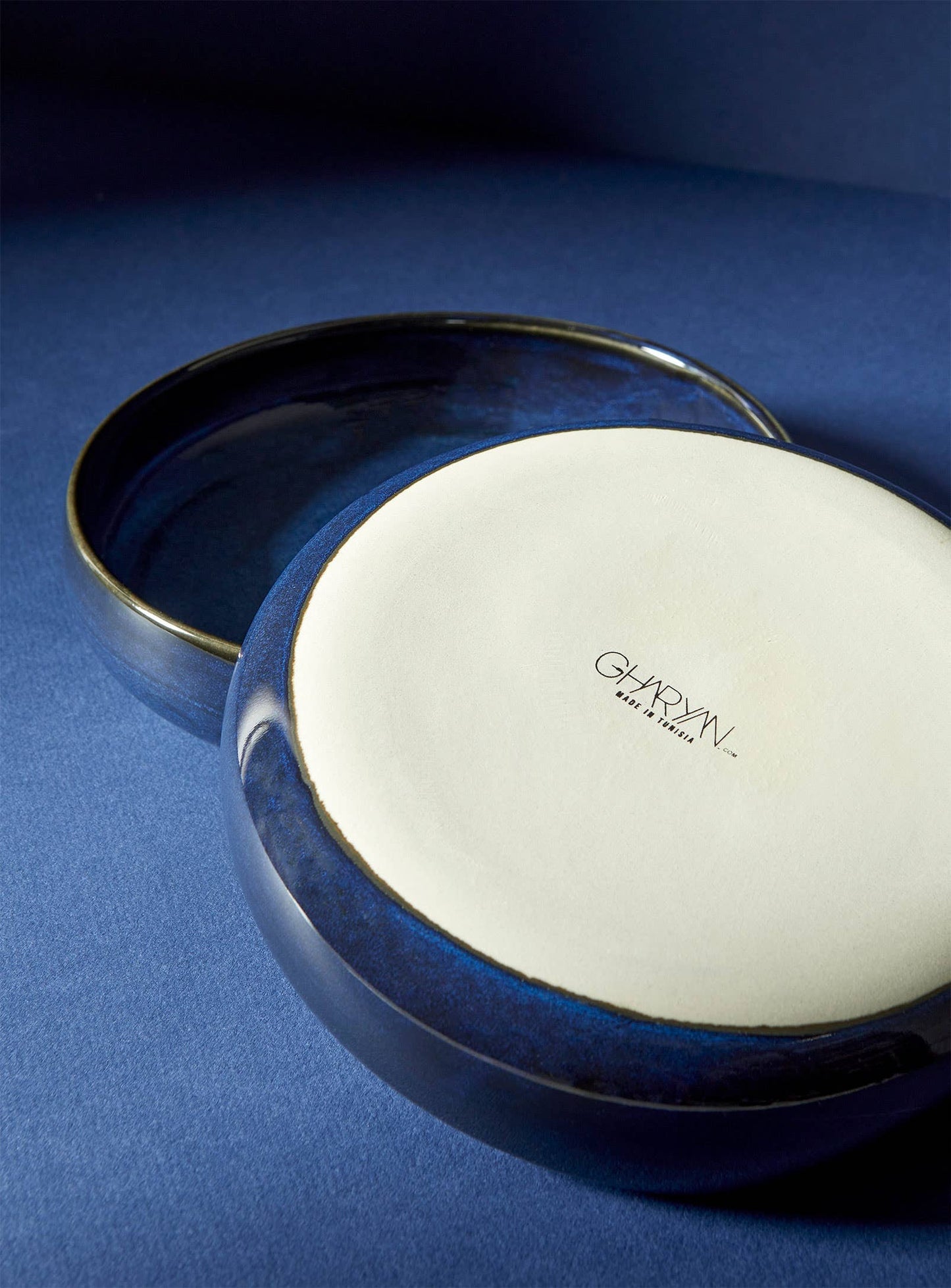 Set of 4: Stoneware Pasta/Salad Plate