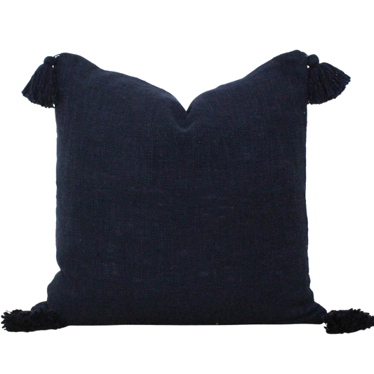 Hand Woven Tassel Throw Pillow