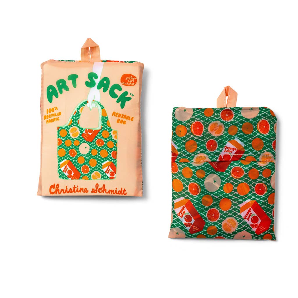 Oranges Art Sack® - Eco-Friendly Reusable Fruit Tote Bag