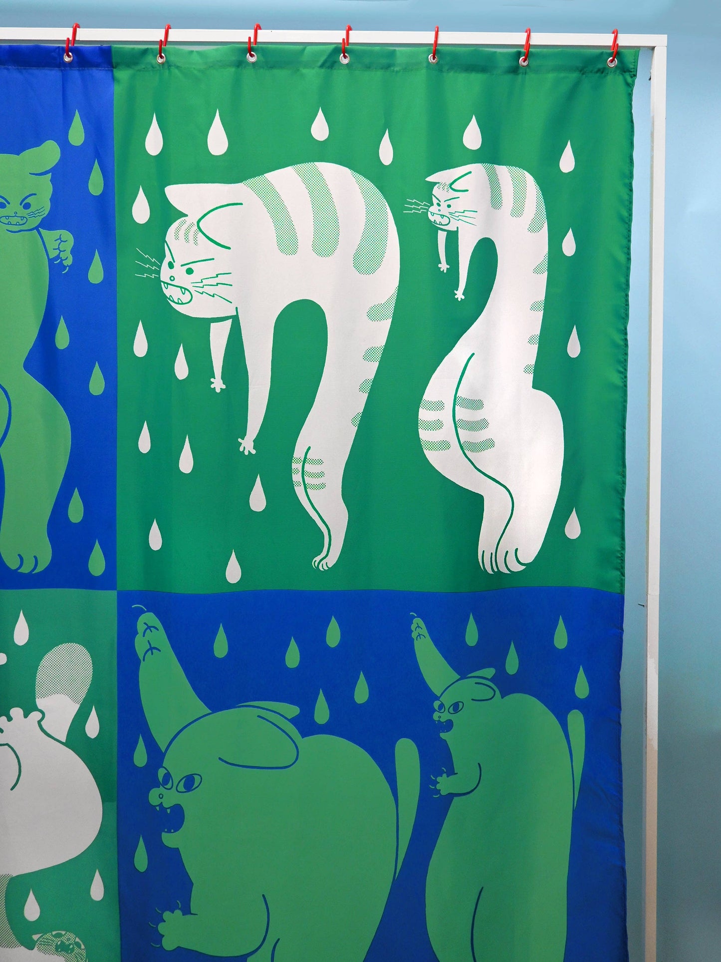 Dry Cats Shower Curtain