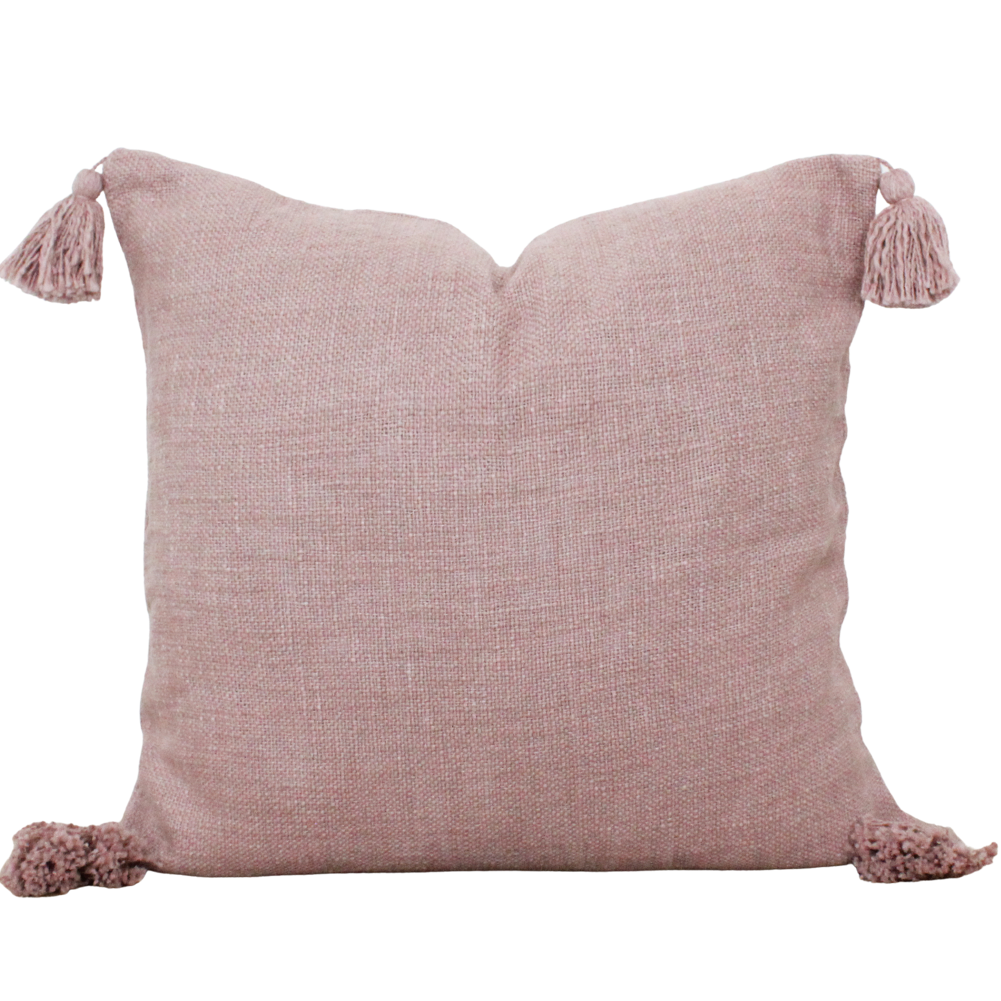 Hand Woven Tassel Throw Pillow
