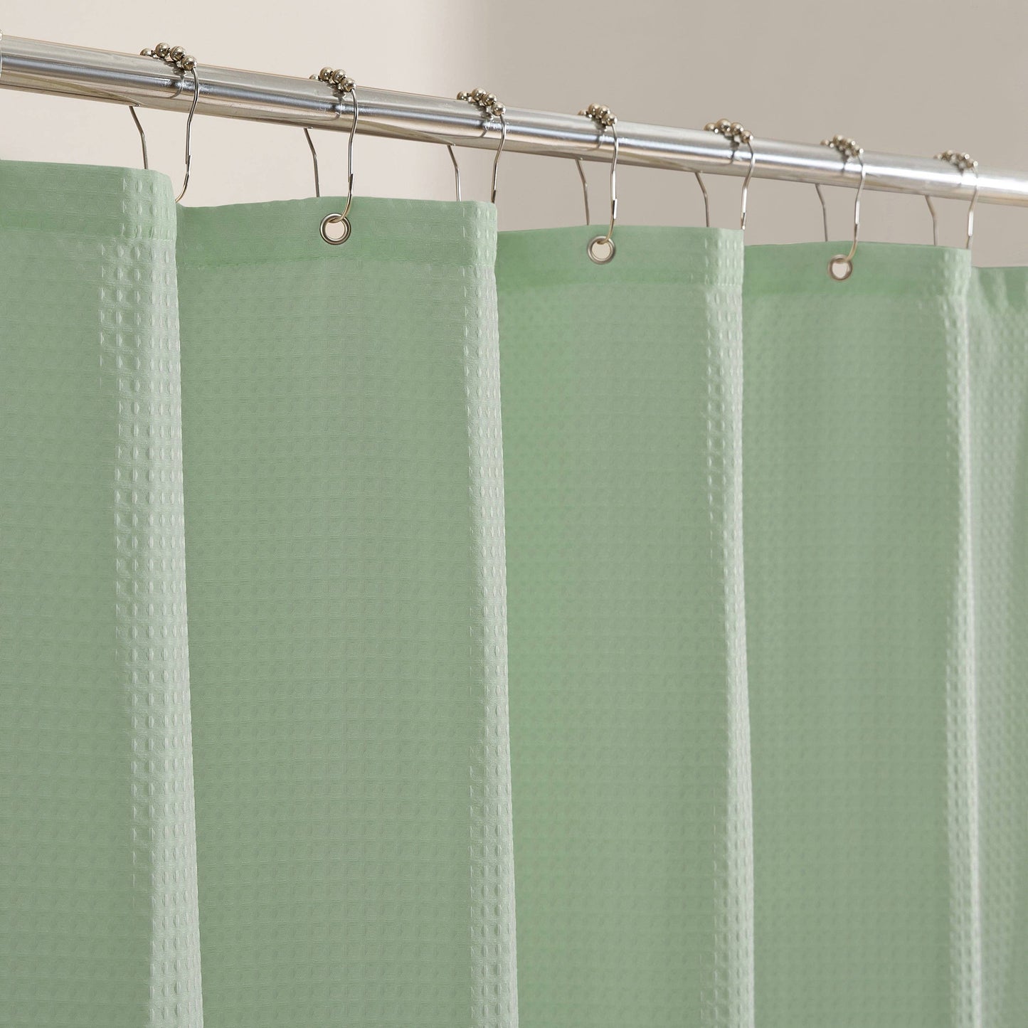 Anemona Shower Curtain (Dark Green/Light Sage)